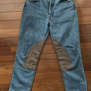 EUC Still Here Tate jeans in field